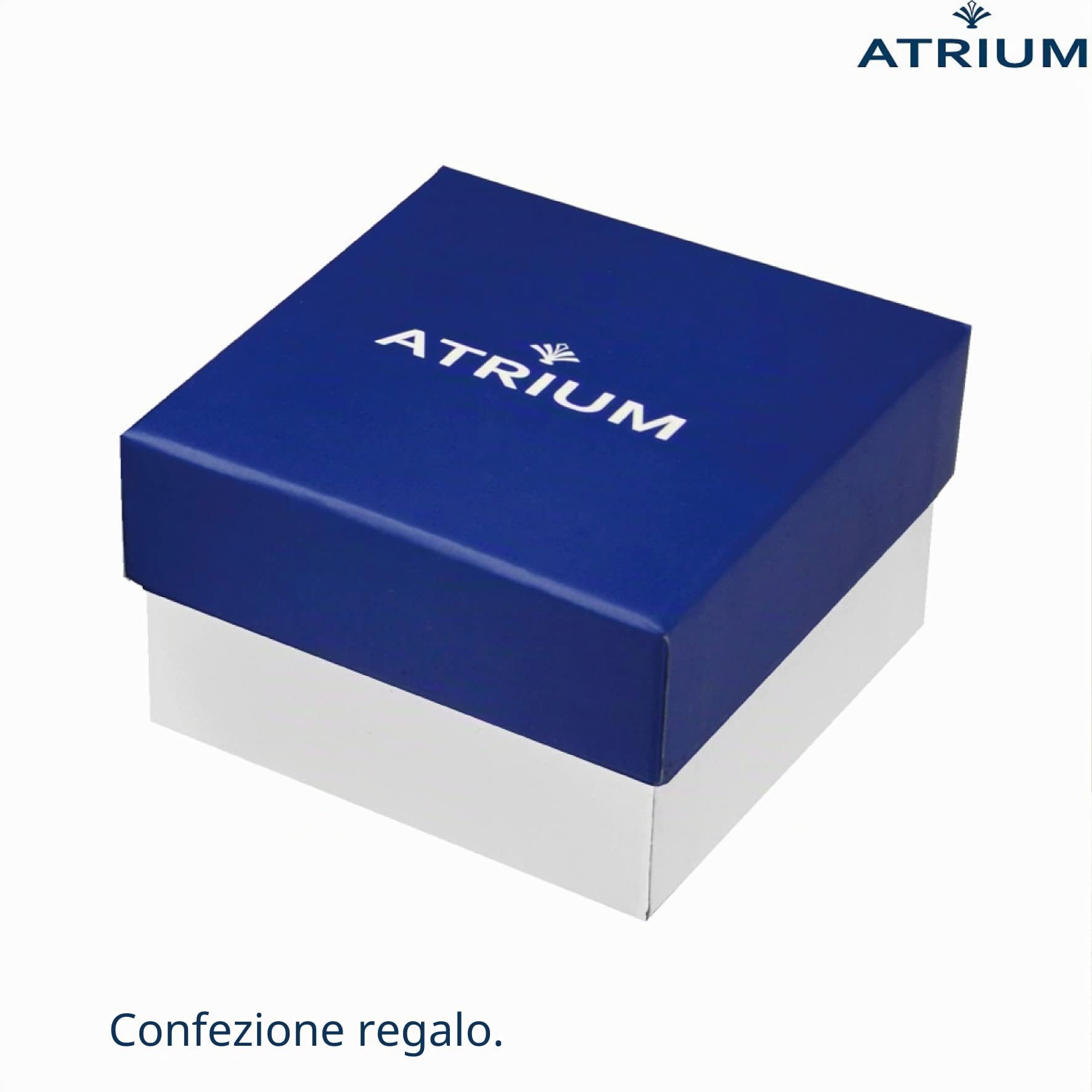Atrium Orologio da polso da donna, analogico, al quarzo, con cinturino in acciaio inox, colore argento, A37-50