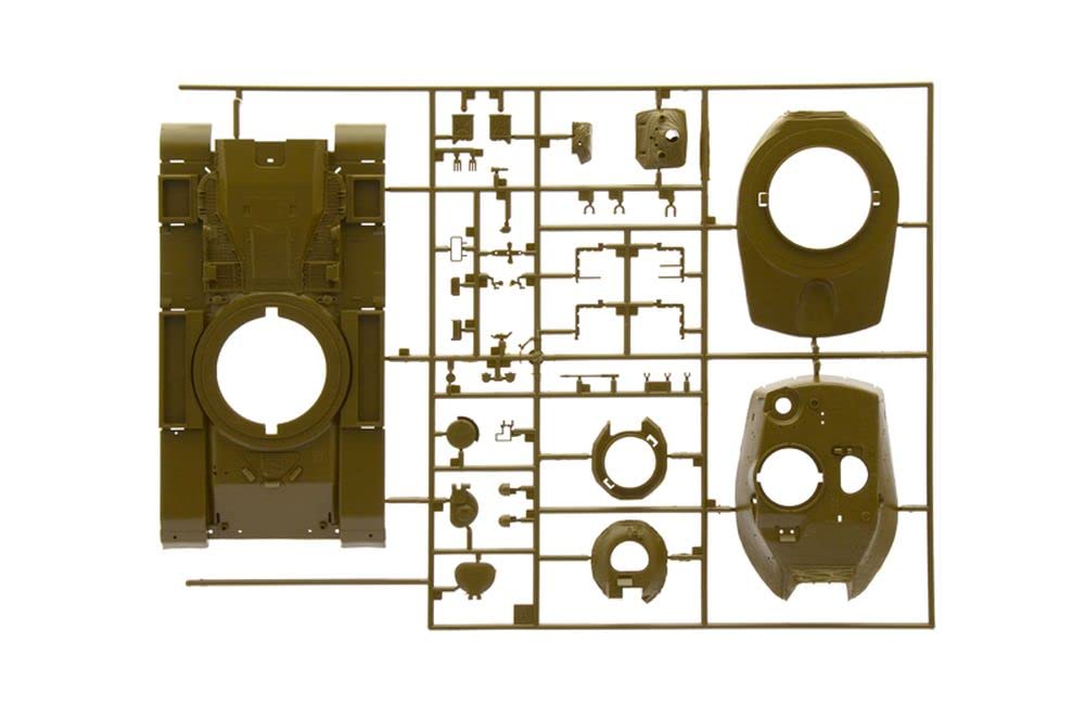 Italeri 6582 1:35 Tanque de Batalla Principal M60A-3 - Modelo de Suelo, Hobby, Pegado, Kit de plástico, detallado, Multicolor