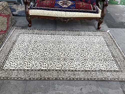 Turkish Rug, Home Decor Floral Design Organic Wool Rug, Turkey Rug, Decorative Boho Decor Rug, Entryway Decor Rug, Large Size Rug #TOP2