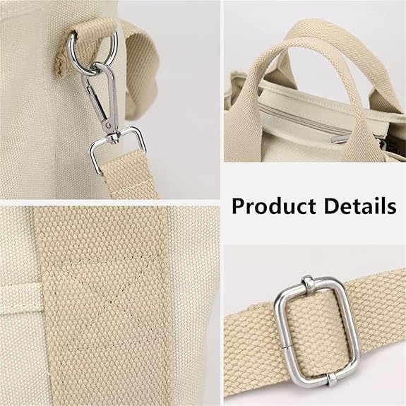 Tinkertechus Bag, Tinkertechus Large Capacity Multi-pocket Handbag, 2025 New Women Canvas Tote Bag with Zipper2