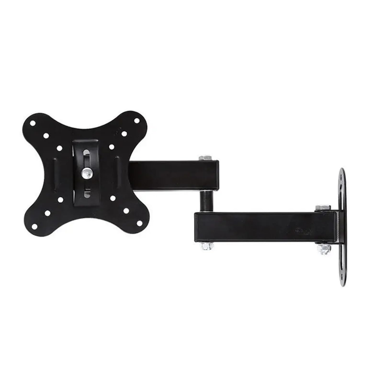 Supporto da parete per monitor TV LCD LED Staffa di montaggio a parete regolabile Supporto per schermo TV Supporto per TV da 10 a 27 pollici