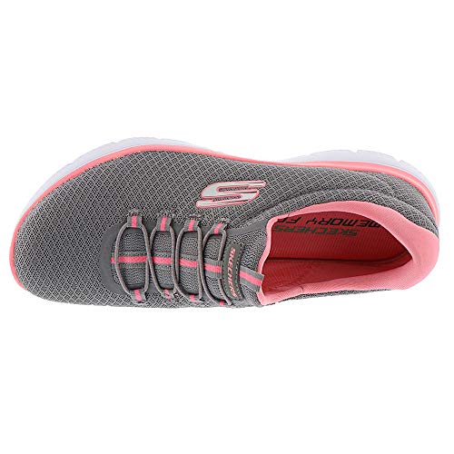 Image of Skechers Sport Women's Summits Sneaker,grey /pink,6.5 M US