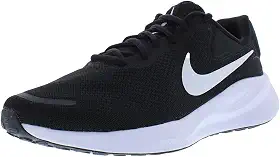 Tênis de corrida feminino Revolution 7 Road (extra largo) (FZ6829-001, preto/branco)