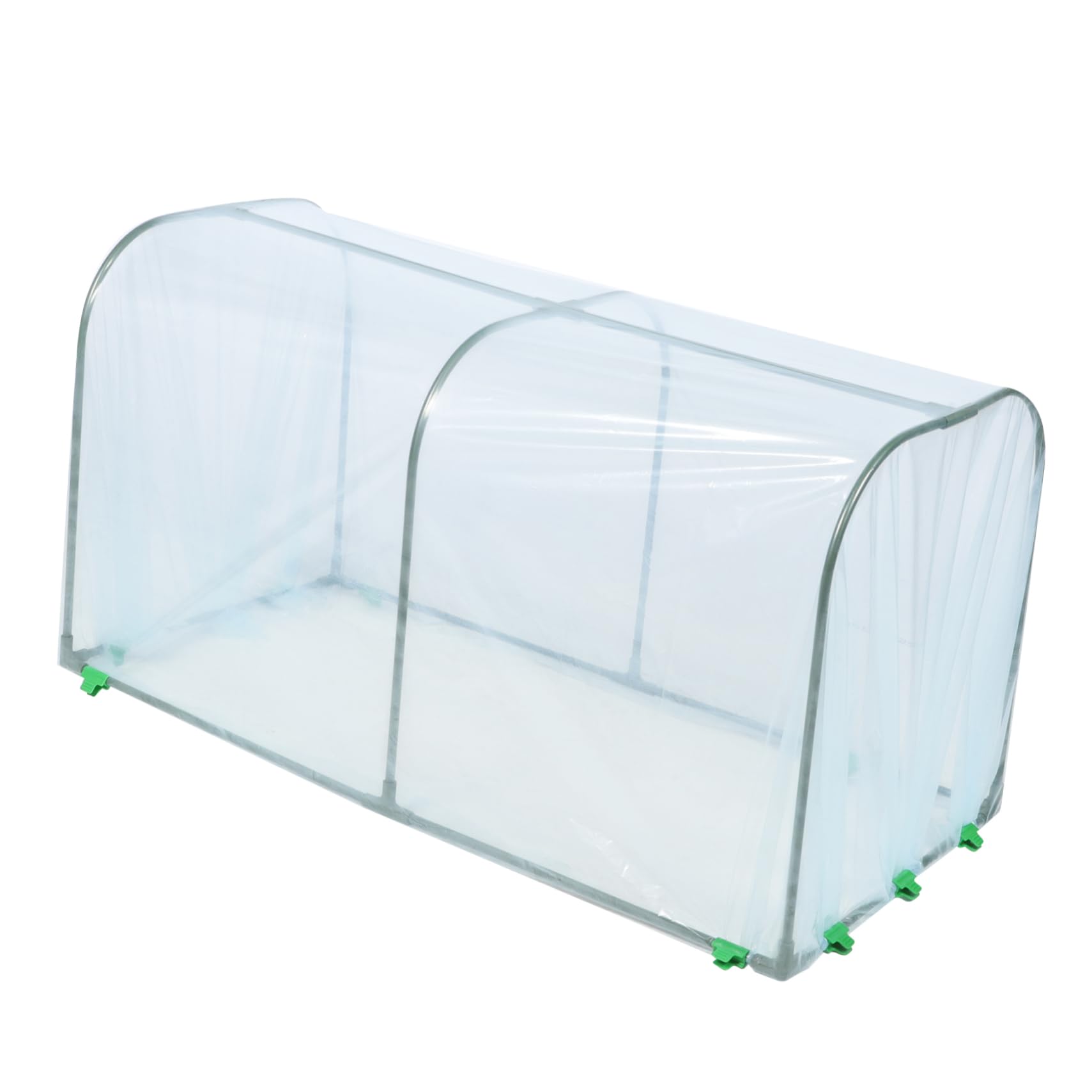 ROMISBABA Transparent Garden Flower Shelter Heat Preservation Cover for DIY Plant Greenhouse Easy to Install Portable Winter Protection for Flowers and Plants