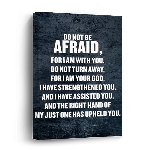 Impression sur toile Do Not Be Afraid Yelolyio : tableau déco de 40,6 x 50,8 cm