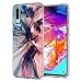 Produktbild Conie® Handyhülle Rück Schale für Samsung Galaxy A70, Ultra Slim TPU Hülle aus Silikon mit Bilder Motiv, Kanten Display Kamera Schutz, Rauch Abstract Design