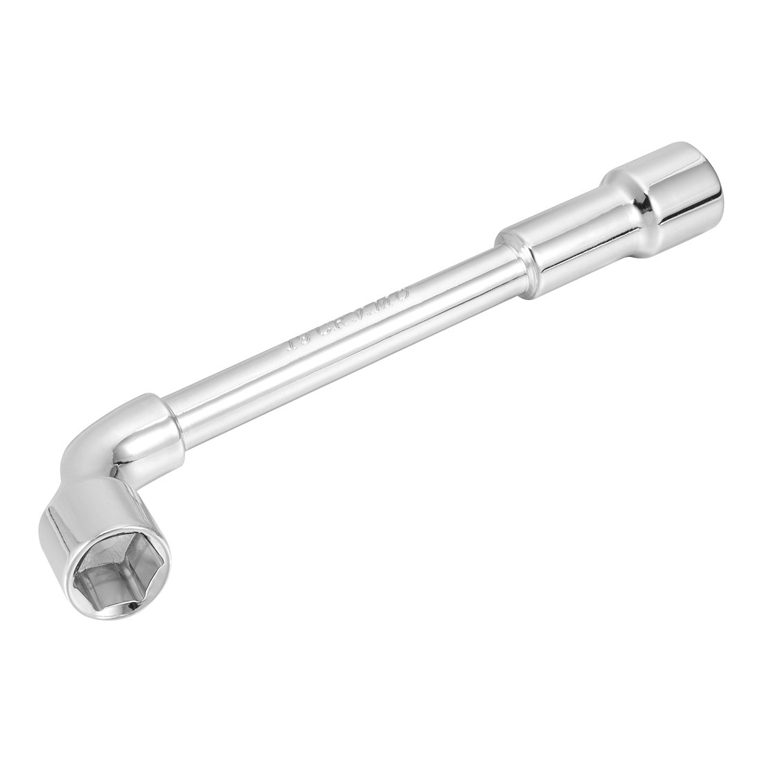 Clé à douille en L coudée de 19 mm en acier CR-V chromé