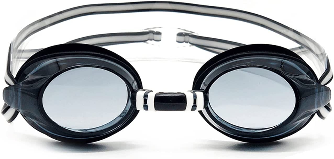 Occhialini da Nuoto for Adulti, Occhialini da Nuoto HD Antiappannamento Impermeabili for Uomini e Donne, Occhiali da Nuoto Placcati for Nuoto All'aperto, Surf, Kayak (Color : Black)