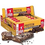 Caveman Foods Double Dark Chocolate Protein Bar, 1.4 Ounce Bars, (Pack of 12), Delicious Low Carb Protein Bars, Healthy & Affordable Protien Snacks