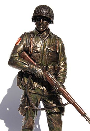 Estatua Soldado del Ejército de EE.UU. Honor y Valor miniatura 7