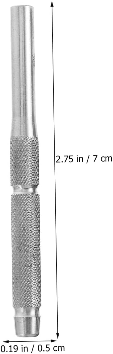 SEWACC 4 Pcs Pin Punch Set Hand Pin Remover Tool Kit for Watch Jewelry Assembly Heat-treated Stainless Steel Reverse Taper Tips for Easy Removal and Installation