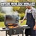 ACTIVA Holzkohlegrill Angular Smart I Holzkohlegrill mit Deckel, verstellbarer Kohlewanne & Thermometer I Grillwagen für ein gelungenes Barbecue