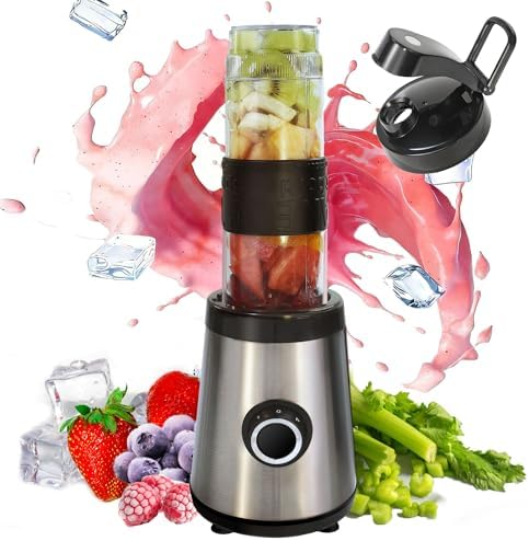 Personal Size Smoothie Blender, 500W Countertop & Food Processor ...