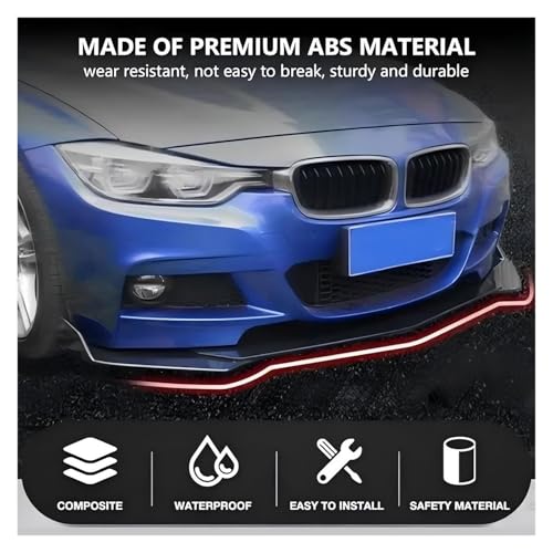 Séparateur becquet ABS style carbone pour optimiser l'aérodynamisme de votre auto - 5