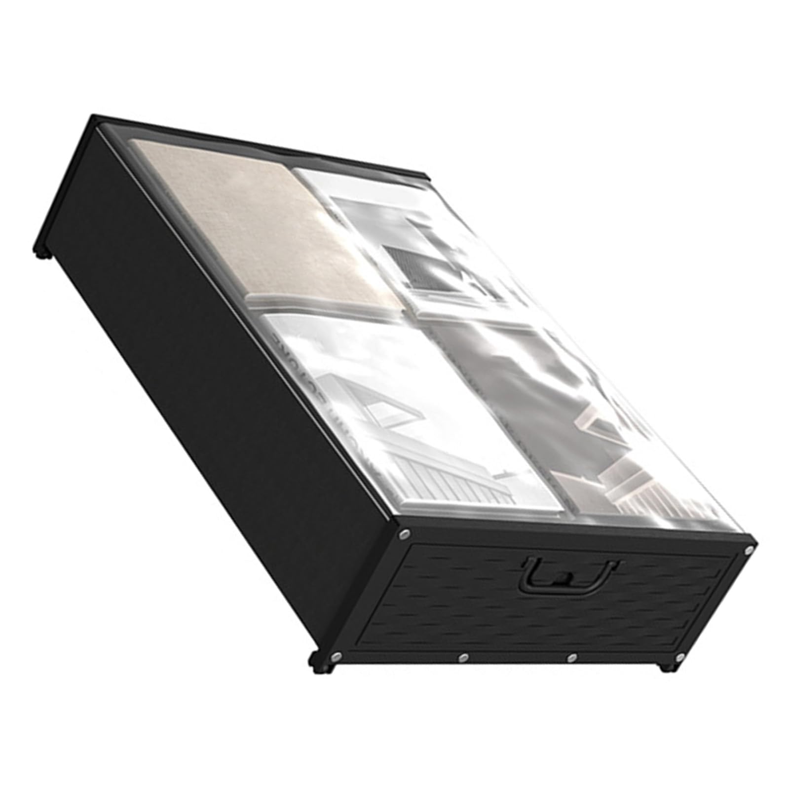 Kavolet Contenitore Sottoletto con Ruote Finestra Trasparente per Vestiti