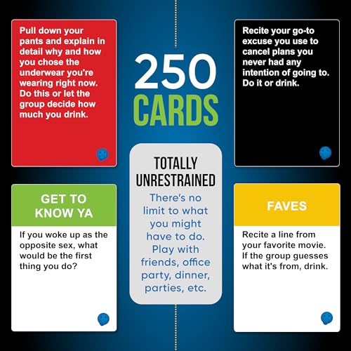 Do or Drink Let's Get Personal - Conversation Cards for Adults - 250 Cards to Get to Know Your Friends Better - Fun Drinking Game for Adults and Conversation Starter Cards for Game Night - Thumbnail 4