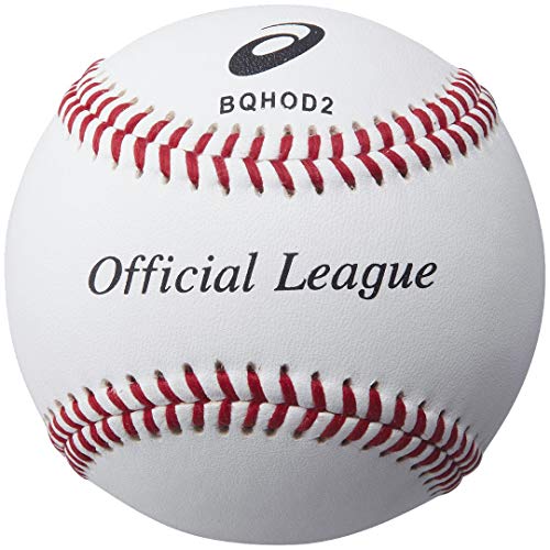 アシックス(asics) 野球 高校生 試合用 ボール BQHOD2 ホワイト