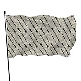 Flagge 150x90cm Outdoor Windward Fahne Lebendiges Farbbanner Gartenflagge Musikinstrument Klarinette Dekorative Flagge Polyester Yard Fahne Lustige Große Flagge für Terrasse Rasen Home Decor