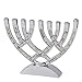 Contemporary Aluminum Menorah Color: Clear