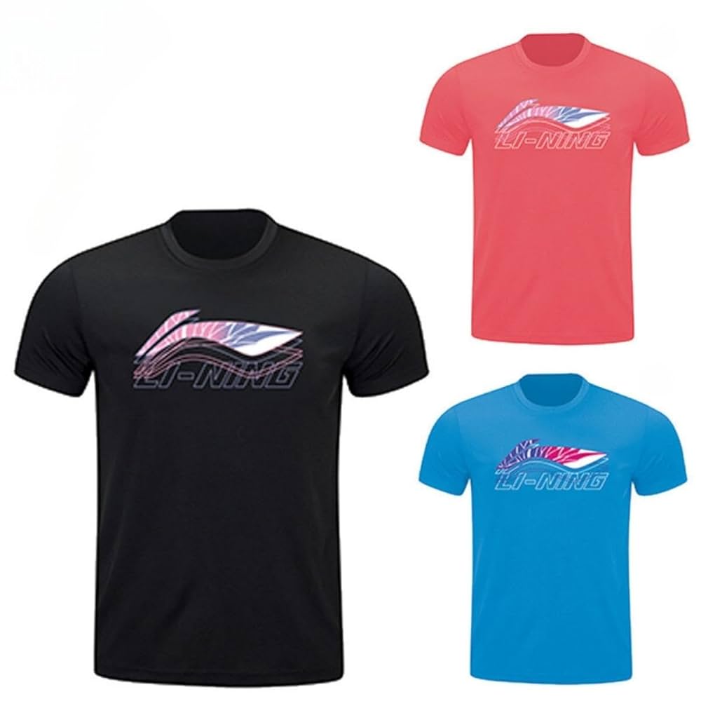 リーニン　Tシャツ　卓球　テニス　バトミントン LI-NING 2022全日本シニア大会記念Tシャツ ワンポイント ゲーム