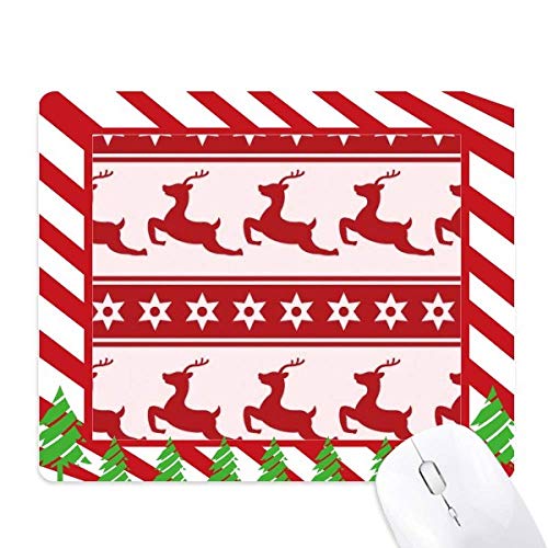 Tapis de souris de Noël étoile rouge en textile haute densité et finitions premium