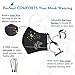 2 PCS | HANDMADE REUSABLE FACE MASK for Cat Lovers - A Black Washable Linen Cloth Face Masks Pack with Hand Embroidery Cat-loving Décor, Build-in Nose Wire & Breathable Designs – from PUSSOUL