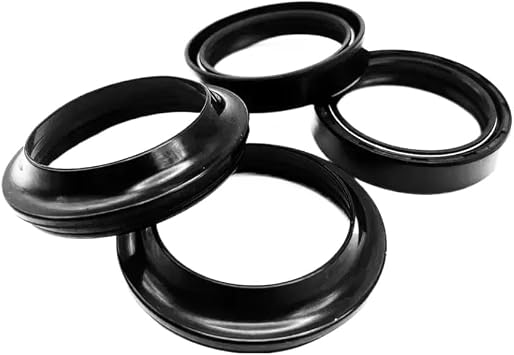 Front Fork Oil Seal Compatible with TL1000R VStrom DL1000 GSX1300R GSX1300 BKing GSX-R1000 GSX-S1000 ModelsDust Oil Seal -4 Set
