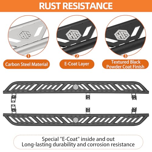 Estribos laterales para Toyota Tundra CrewMax 2007-2021 miniatura 6