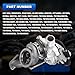 AUTOBABA 667-203 Turbo Turbocharger Kit with Gasket Compatible with 2011-2015 Chevrolet Cruze 2016 Cruze Limited 2012-2020 Chevy Sonic 2013-2021 Trax 2013-2021 Buick Encore L4 1.4L Replace# 55565353