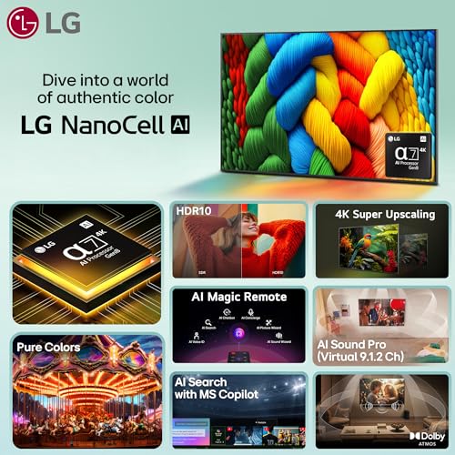 LG 217 cm (86 Inches) Nano 85A Series 4K UHD Smart TV 86NANO85A6A view 2