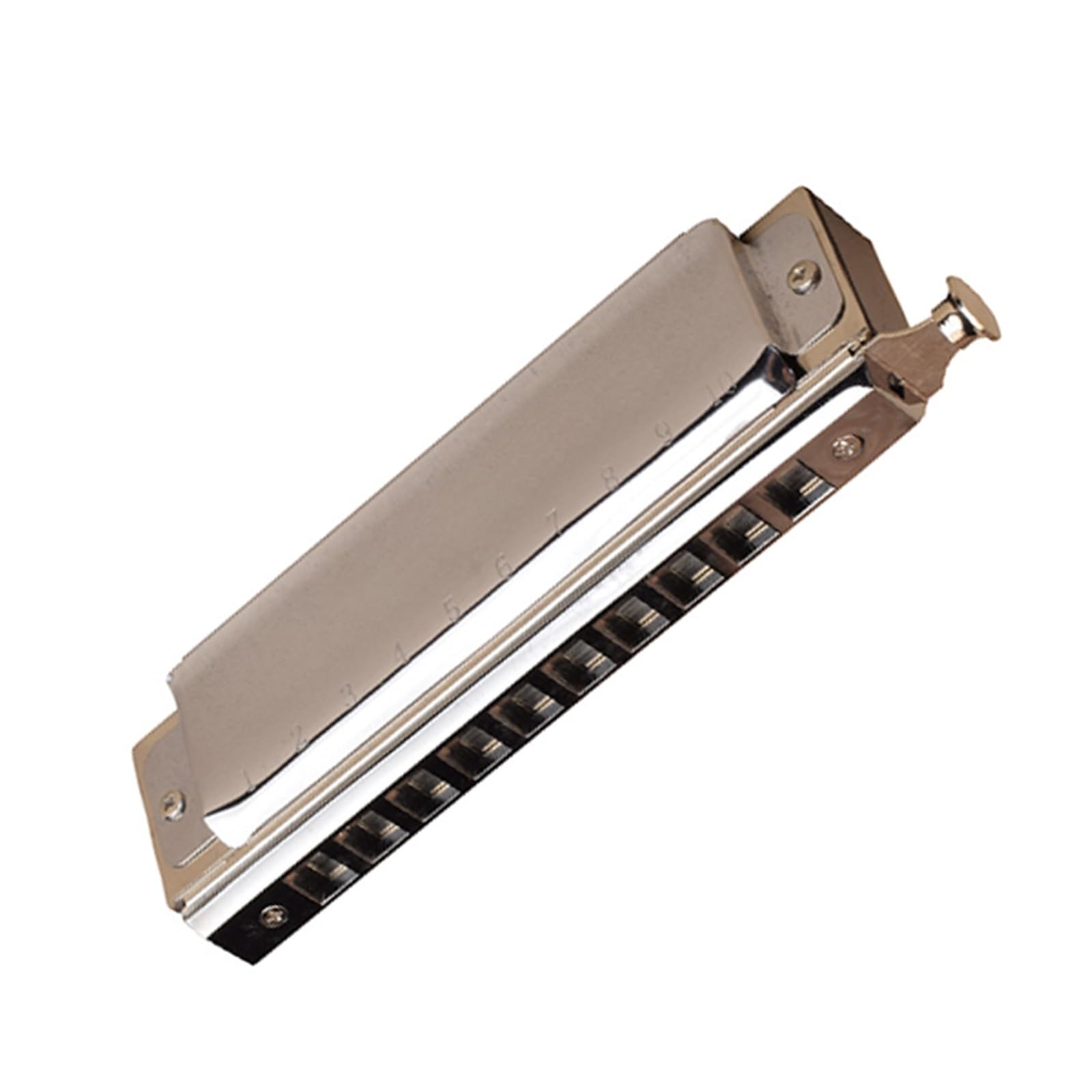Diatonische Mundharmonikas Chromatische Mundharmonika in C Tonart professionelles und tragbares Instrument für Anfänger