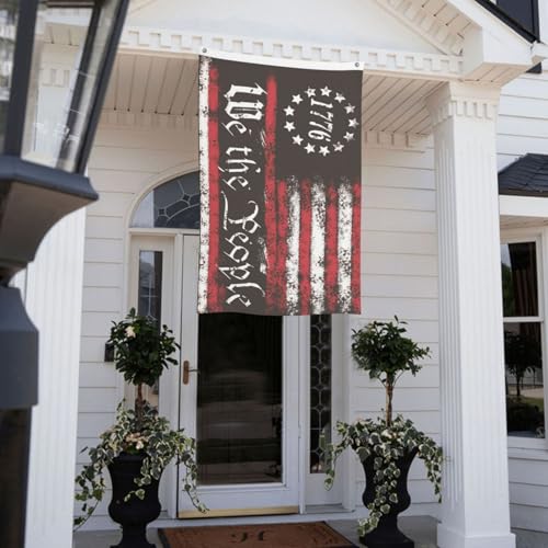 American Flags for Outside 3x5 Outdoor USA Patriotic Flag We the People 1776 Military Army Men US Black Cool Flags, 3 Ply 4th of July Memorial Independence Day Double Stitched Freedom Flag with Brass Grommets for Garden Yard Lawn Patio House Dorm Room by Fcllcox - Used condition - Image 8