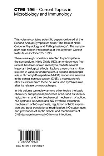 The Role of Nitric Oxide in Physiology and Pathophysiology: 196