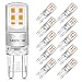 Produktbild Lepro G9 LED Lampe 2700k warmweiß, LED Leuchtmittel 2.6W 320 Lumen, Kein Flackern, G9 Glühbirne Ersatz 30W Halogenlampe, G9 kleine Birne, 300° Abstrahlwinkel, nicht dimmbar,10er Pack