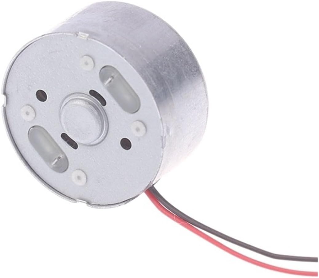 RF-300EA-1D390 DC 1.5V 3V 5V 6V 7250RPM Mini Mute 24mm Round Spindle Motor Precious Metal Brush Engine DIY Solar Power Toy Model