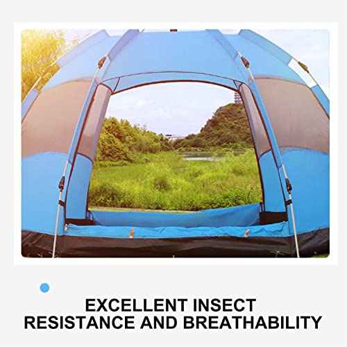 Carpa hexagonal para camping 3-4 personas impermeable miniatura 5