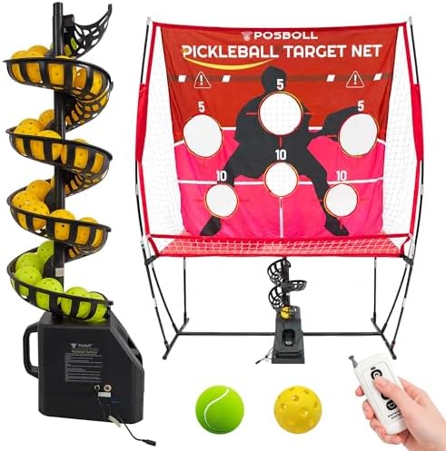 Posboll Pickleball Machine Ball Thrower