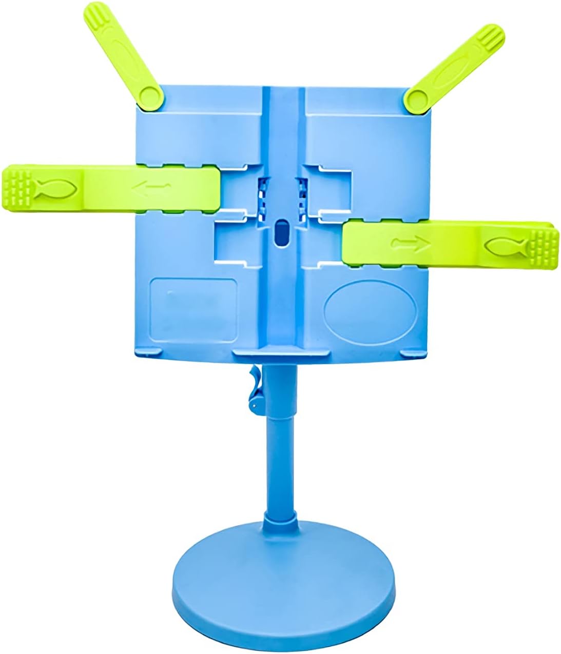 Book Stands and Holders for Reading Book Stand Height Adjustable Upright Book Stand Holder for Reading in Bed Hands Free Desktop Cookbook Tablet Rest Up to 14.2 inch for Kitchen and Office (Blue )