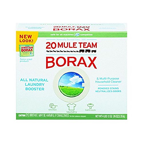 BORAX 20 Mule Team Laundry Booster, Powder, 4 Pounds