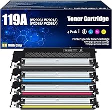SPS 119A Toner Cartridges Set Compatible for HP 119A W2090A W2091A W2092A W2093A Toner Cartridge for HP Color Laser MFP 150a 150nw 178nw 179fnw Printers, 1 Set