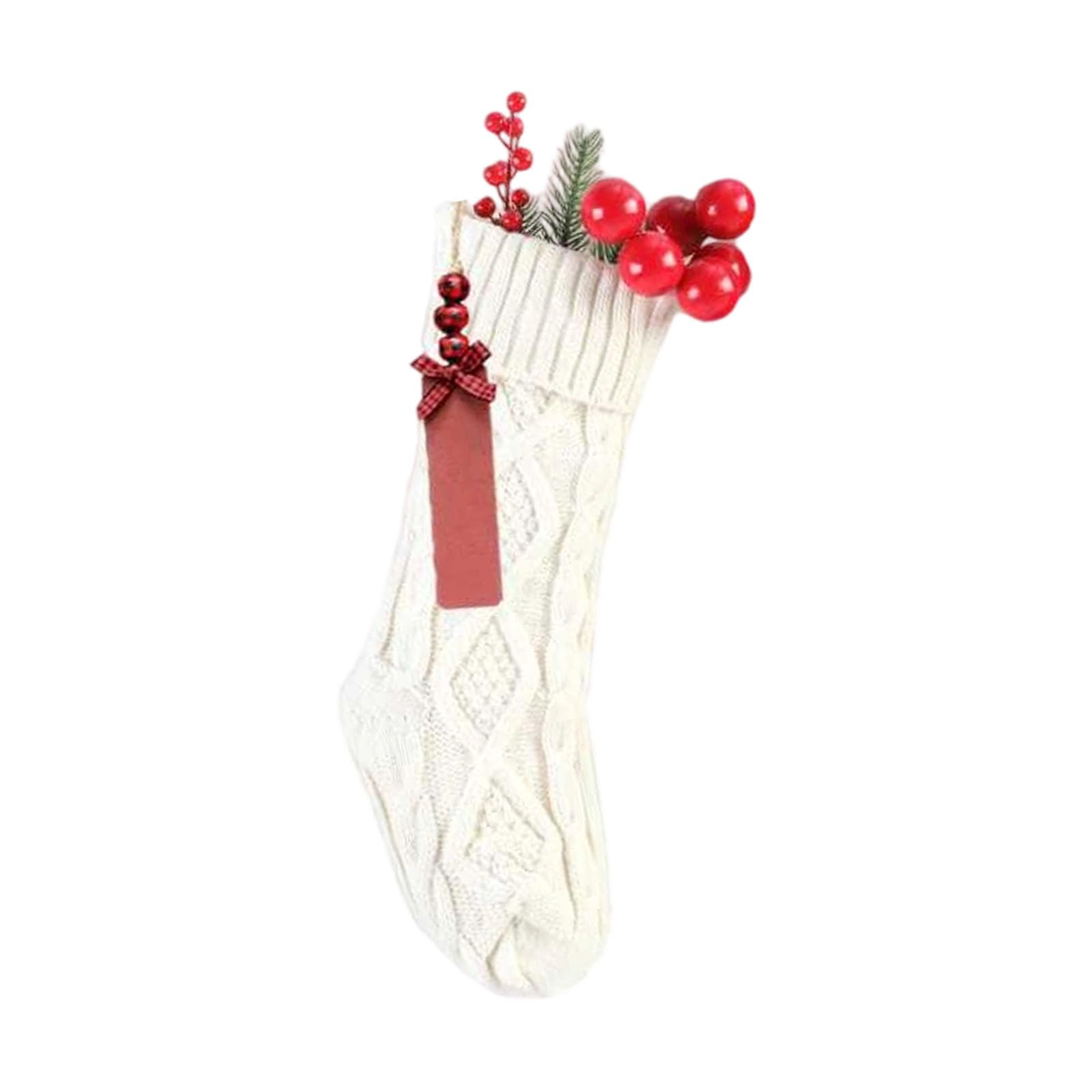 KAQNTUD Christmas Stocking for Fireplaces Tree or Window Hanging Candy Gift Bag Home Party Decoration Christmas Decoration