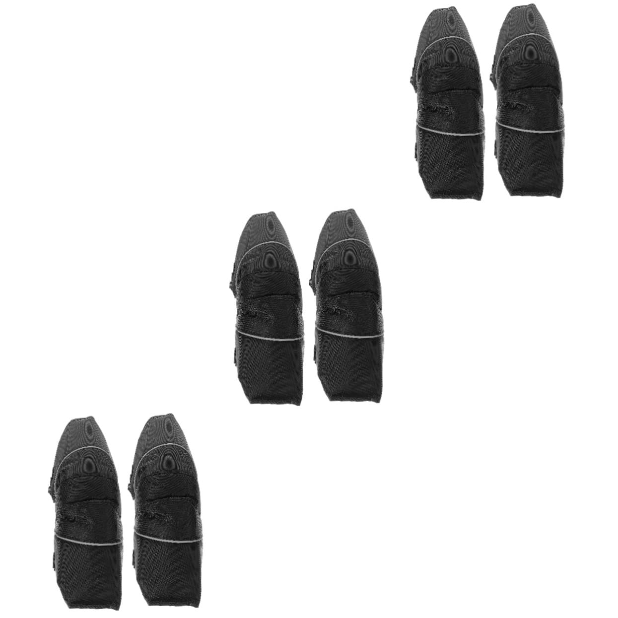 NOLITOY 3sets Adjustable Motorcycle Knee Guards Comfortable Protective Pads for Cycling Biking and Daily Activities Ergonomic Design for Optimal Stability and Shock Absorption 2pcs*3