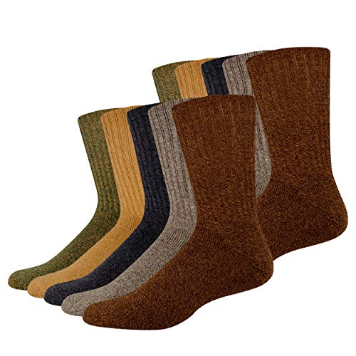 Dockers Men's Cushion Comfort Sport Crew Socks, Dark Assorted (10 Pairs), Shoe Size: 13-15