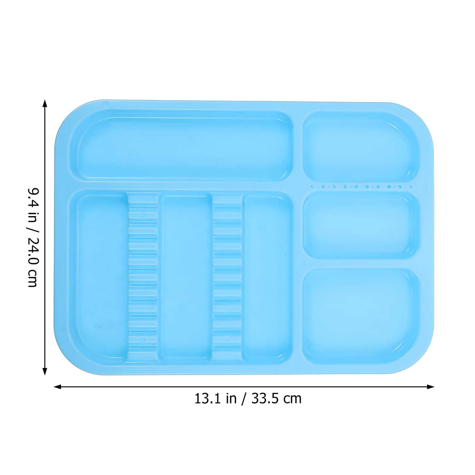 spazzolone Vassoio dentale Vassoio medico in plastica Vassoio for dentista professionale Vassoi for strumenti chirurgici medici Set di strumenti dentali autoclavabili Kit di strumenti for dentisti Blu