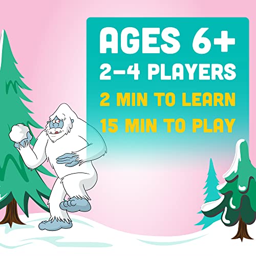Yeti Snowbrawl Juego de Cartas para Niños y Adultos miniatura 2