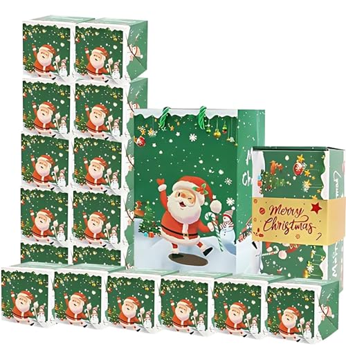 Caja de cumpleaños abierta, cajas de Feliz Navidad, recuerdos de fiesta con bolsa y funda para San Valentín, amigos, familia, celebración, graduación, vacaciones, cumpleaños