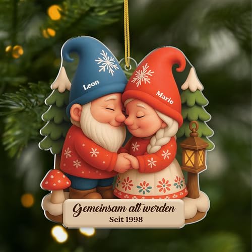 Geschenke Mall Personalisiertes Ornamente - Gemeinsam Alt Werden Seit...