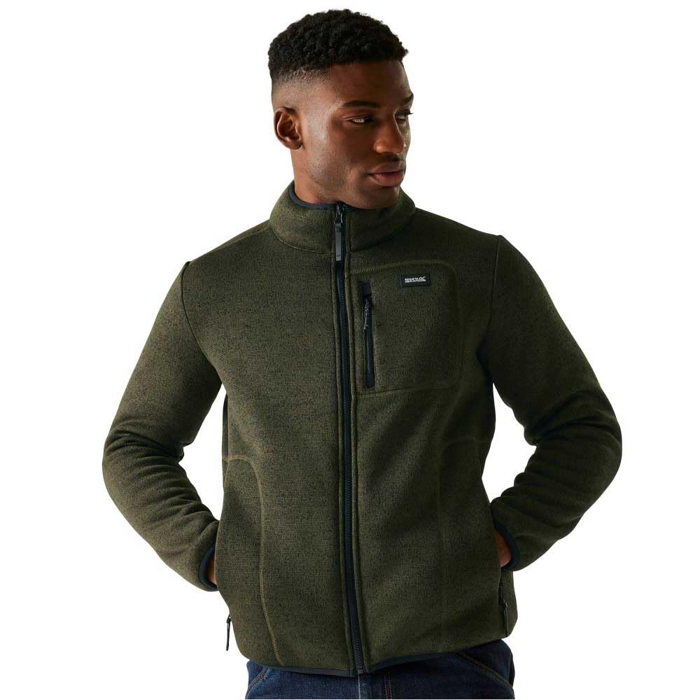 Regatta Mens Barlee Full Zip Teddy Fleece Warm Durable Outdoor Hiking Winter Jacket