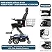 Pride Mobility Jazzy Air 2 Power Wheelchair + Mobility Yours Accessories, Includes Setup and Instruction, Electric Wheelchair for Adults with Elevating Seat, 15 Miles per Charge, LED Lights, Warranty