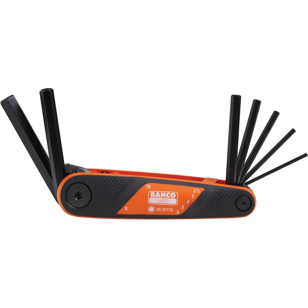 Bahco Folding Hex Key Set 7 Piece | Metric Allen Key Multi Tool